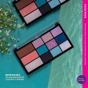 NIRVANA Color Eye and Face Palette SANJHBELA