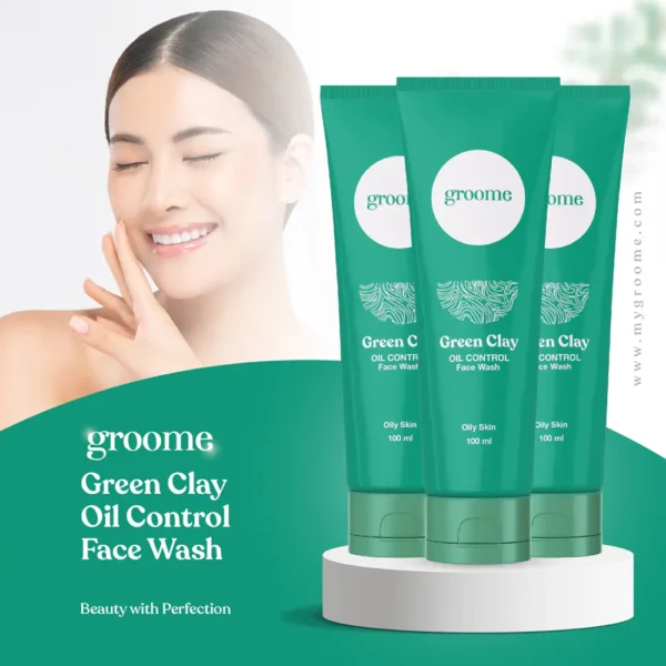 Groome Green Clay Oil Control Face Wash