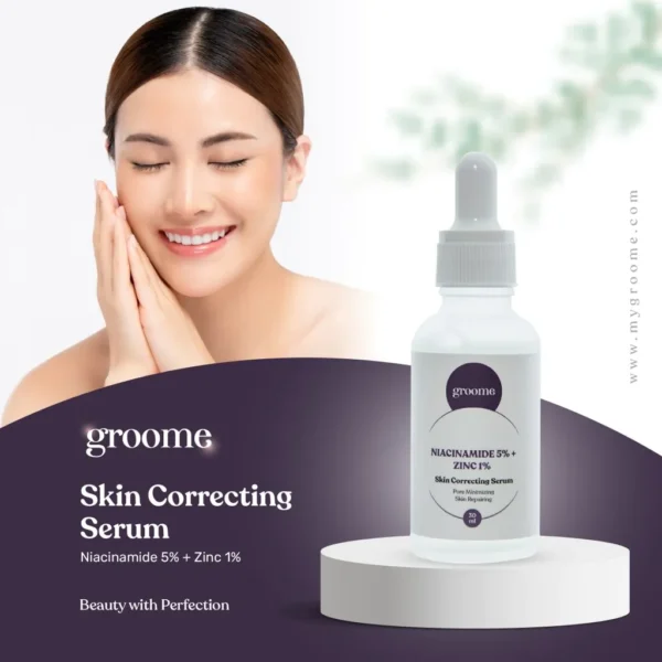 Groome Niacinamide 5% + Zinc 1% Skin Correcting Serum