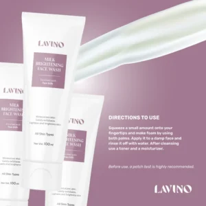 Lavino Milk Brightening Face Wash