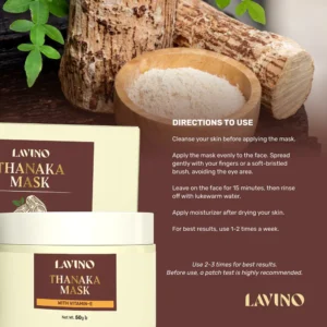 Lavino Thanaka Mask With Vitamin – E