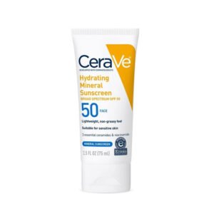 CeraVe Hydrating Mineral Face Sunscreen Broad Spectrum SPF 50 (75ml)