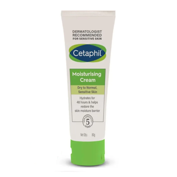 Cetaphil Moisturizing Cream Dry To Normal Sensitive Skin 80g