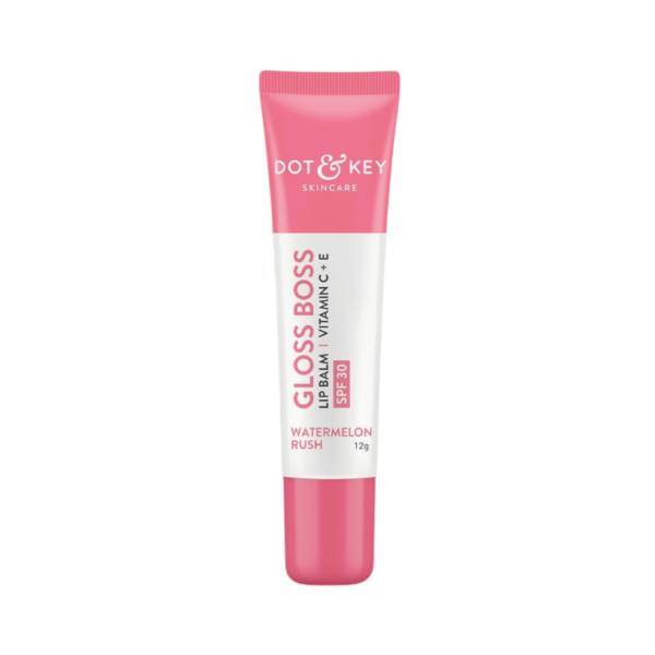 Dot and Key Gloss Boss Vitamin C + E Lip Balm with SPF 30 - Watermelon Rush (12gm)