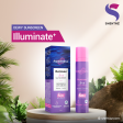 Aqualogica Illuminate+ Dewy Sunscreen SPF 50+ PA++++ with Wild Berries & Alpha Arbutin – 50 g